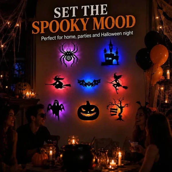 ⚡ LAST CHANCE! 60% OFF Ends Tonight – Halloween LED Wall Lights