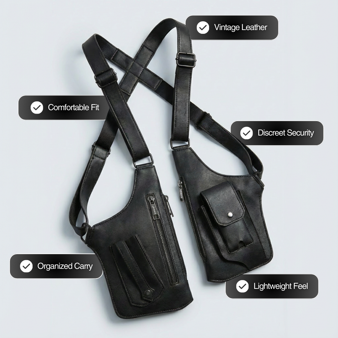 Heritage Leather Shoulder Satchel Anti-Theft Carry Bag