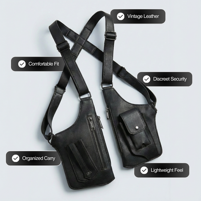 Heritage Leather Shoulder Satchel Anti-Theft Carry Bag