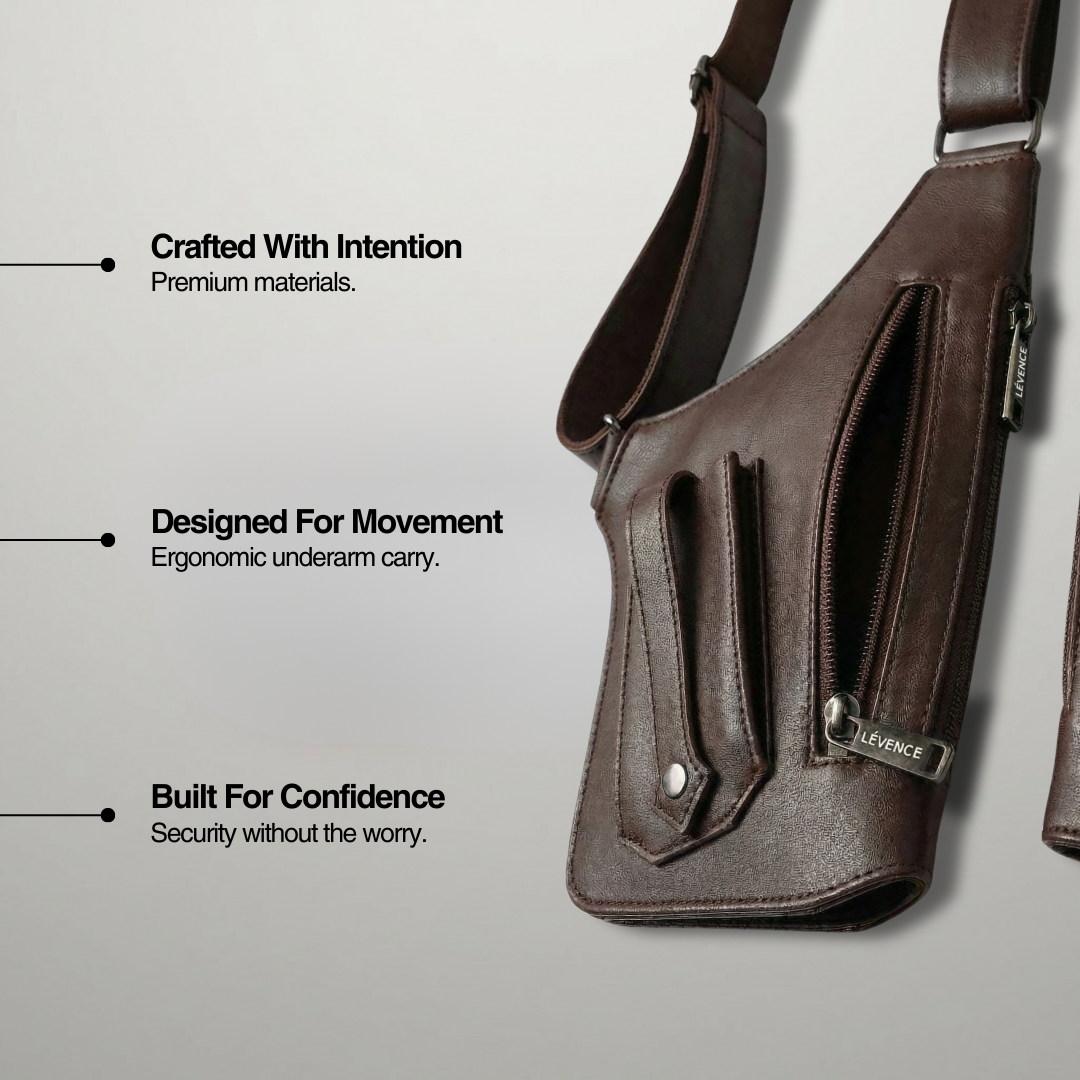 Heritage Leather Shoulder Satchel Anti-Theft Carry Bag