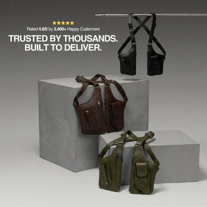 Heritage Leather Shoulder Satchel Anti-Theft Carry Bag